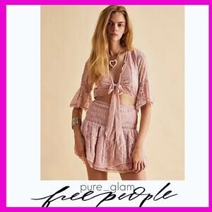Free People lace mini dress